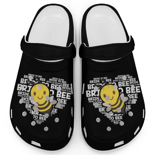 Bride To Bee Funny Engagement Future Wife Gift Clogs
