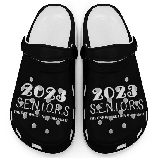 Funny Class of 2023 The One Where They Graduate Clogs