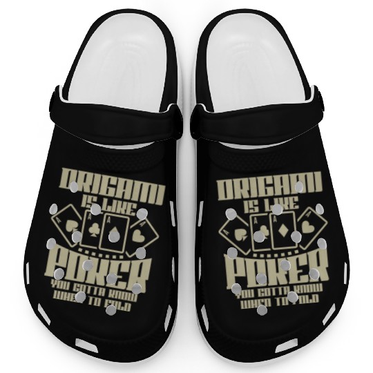 Poker Casino Poker Player Gambling Roulette Gift Clogs