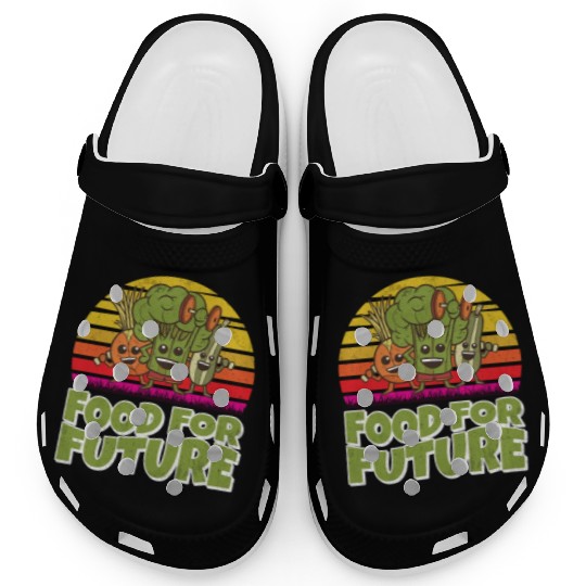 Food for future fruit and vegetable garden Clogs