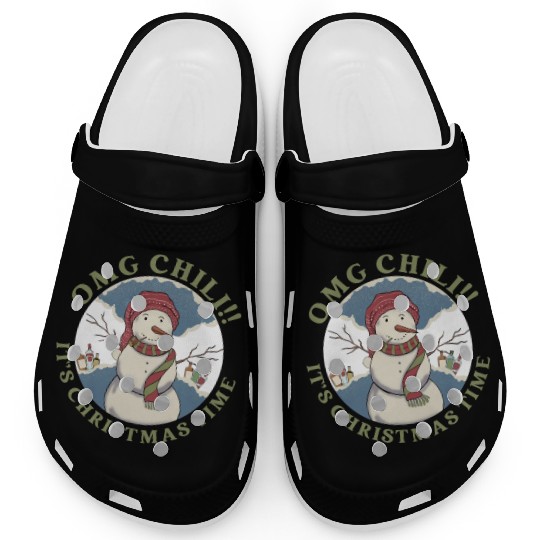 Omg Chili!! It's Christmas Time Apparel Clogs