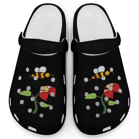 bee flower amazon Clogs