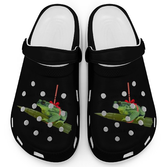 Meet me under the missile toad – mistletoe pun Clogs