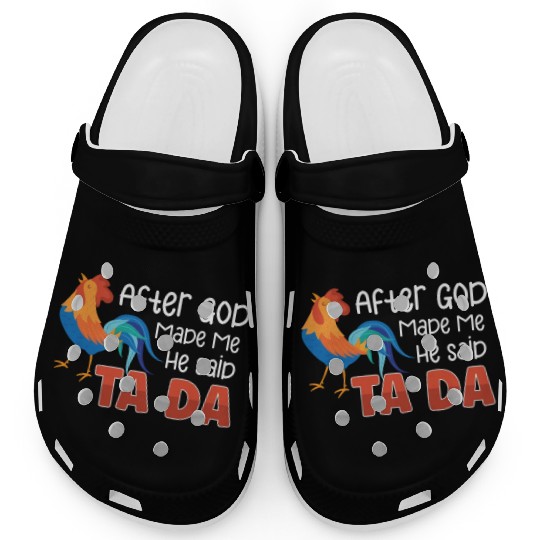 Chicken Farmer Gift Funny Chickens Country Farm Clogs