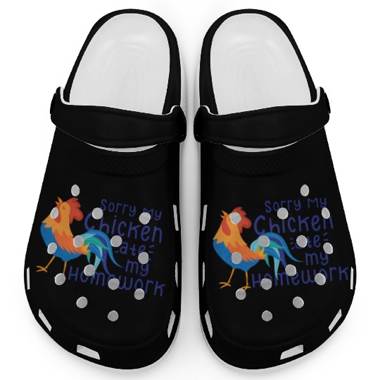 Chicken Farmer Gift Funny Chickens Country Farm Clogs