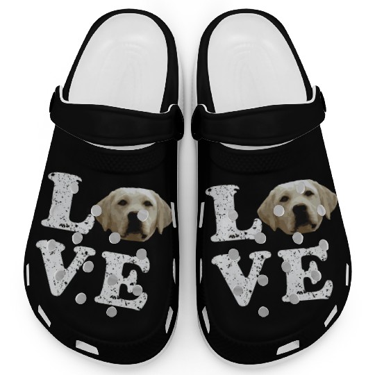 I Love My Yellow Lab Labrador Retriever Dog Clogs