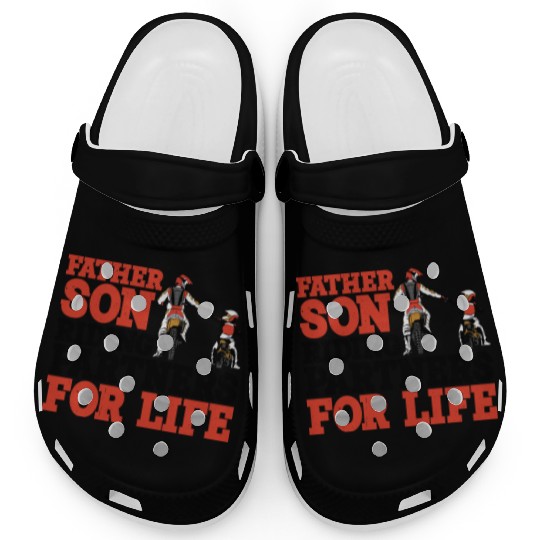 Father Son, Riding Partners For Life 3 Clogs