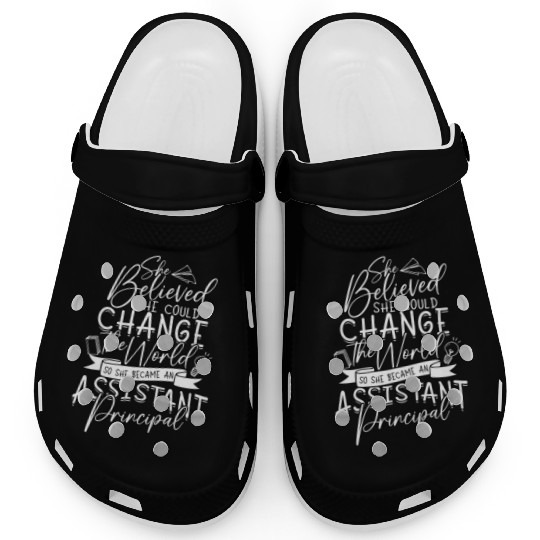 Assistant Principal Back School Teacher Principal Clogs