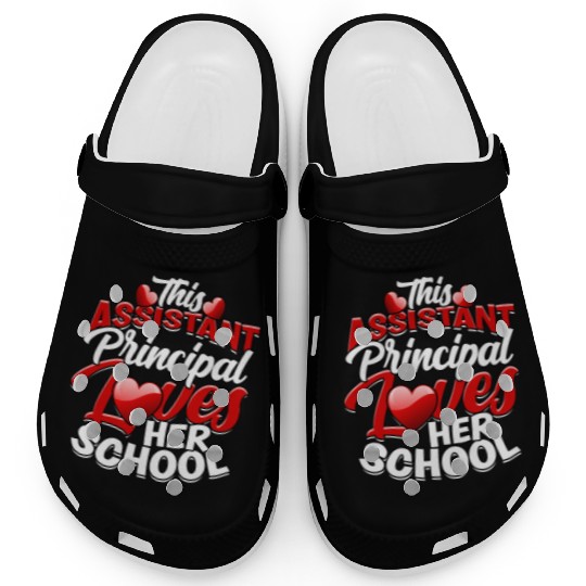 Assistant Principal Back School Teacher Principal Clogs