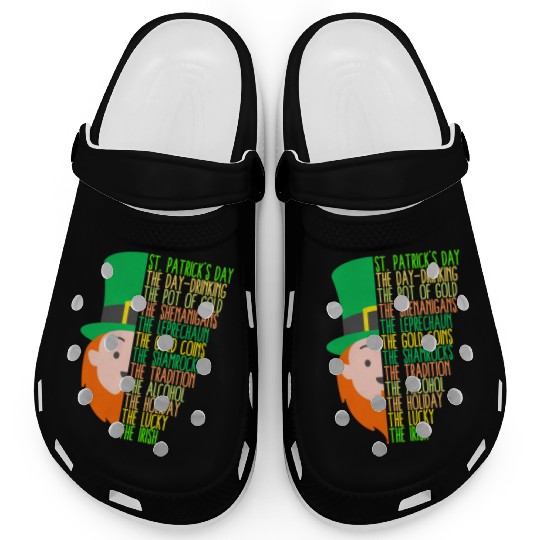 St Patrick's Day Drinking Shenanigans Irish Clogs