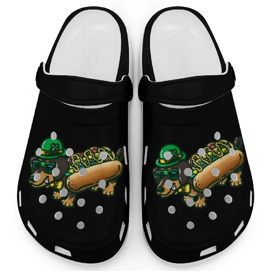 St Patrick's Day Chicago Dog Clogs