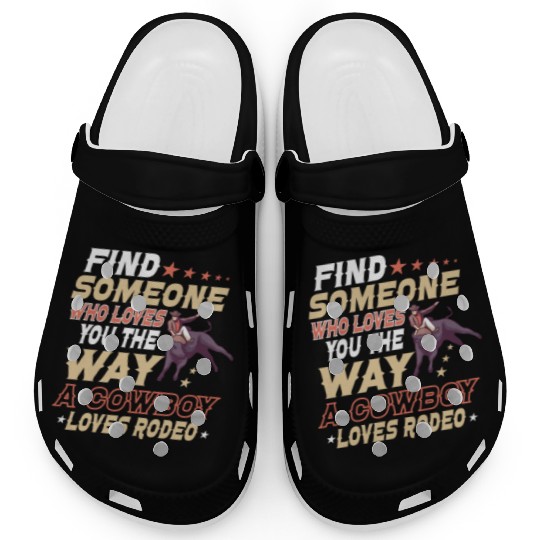 Rodeo Bull Riding Livestock Show Farmer Cattle Clogs