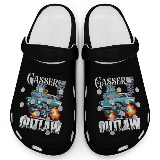 Gasser Outlaw Class Vintage Drag Racing Race Car Clogs