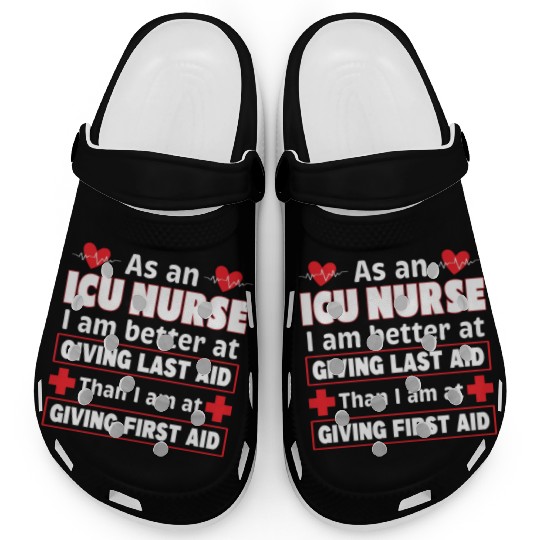 Funny ICU Nurse Clogs