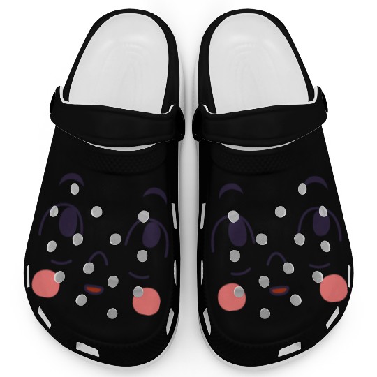 surprised expression of cartoon emotion face Clogs