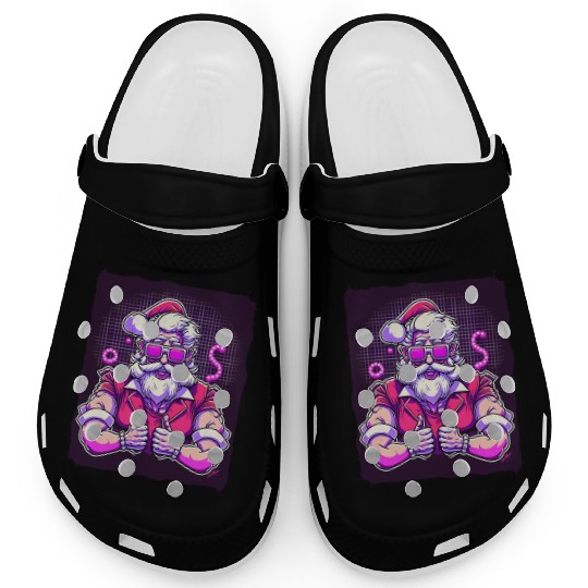 Christmas Santa Claus Gym Clogs