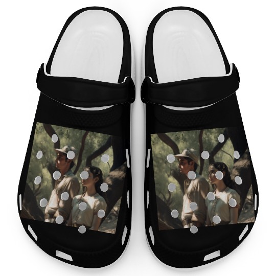 screengrab from a 1920s film scene beautiful Clogs