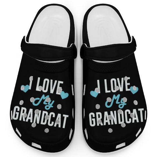 I Love My Grandcat | Cat Lovers Clogs