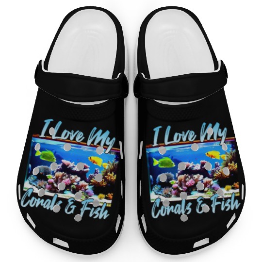 Saltwater aquarium coral fish Clogs