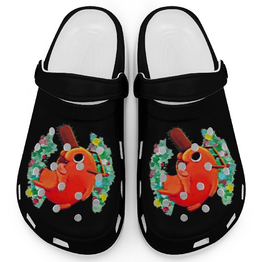 CUTE DEVIL DOG CHRISTMAS Clogs