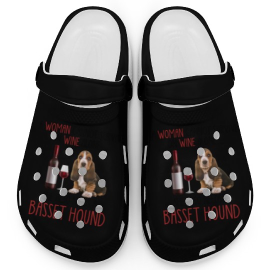 She Also Needs Basset Hound 1 Clogs
