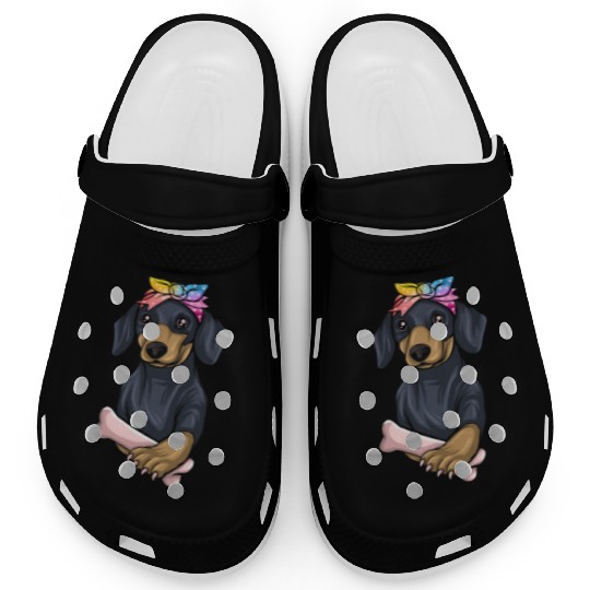Dachshund Gift Dixie Wiener Doxie Dackel Clogs