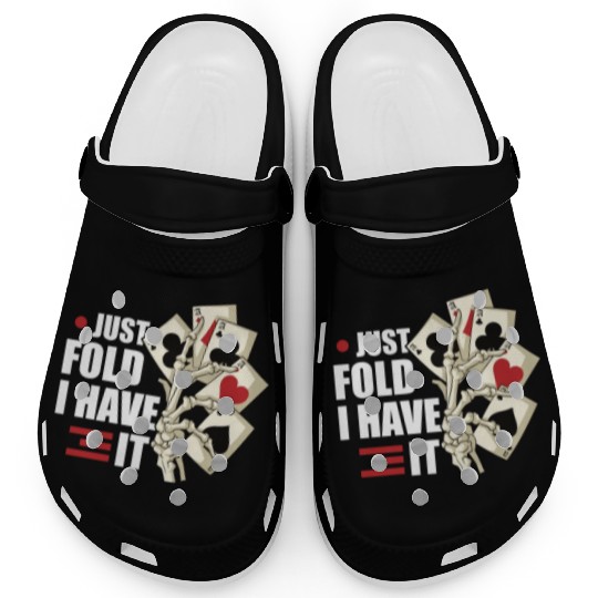 Poker Casino Poker Player Gambling Roulette Gift Clogs