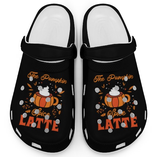 Pumpkin Spice Latte Halloween Coffee Lover Tarot Clogs