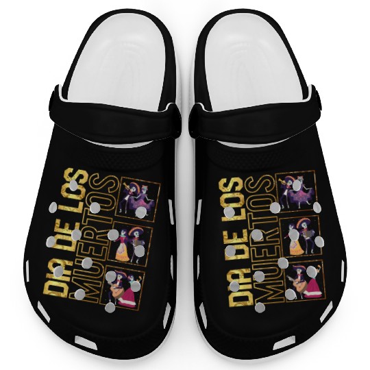 Dia De Los Muertos Clogs, Ballet Folklorico Sugar