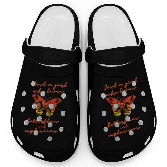 Just a girl who loves butterflies and explosions Clogs