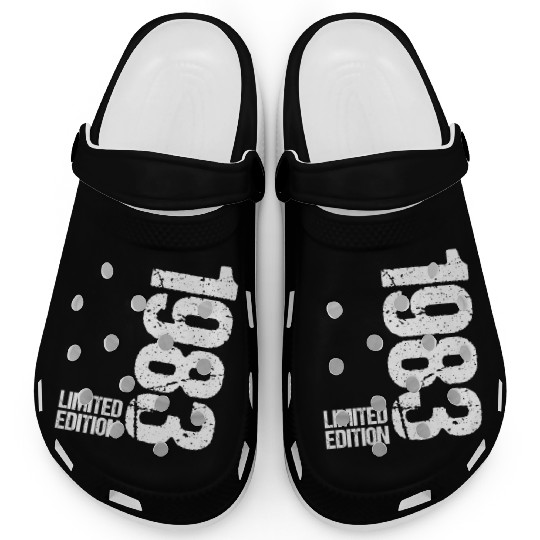 40 Years Vintage 1983 Retro 40th Birthday Clogs