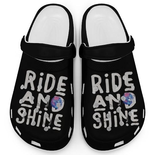 Ride And Shine American Football Men Women Vintage Clogs