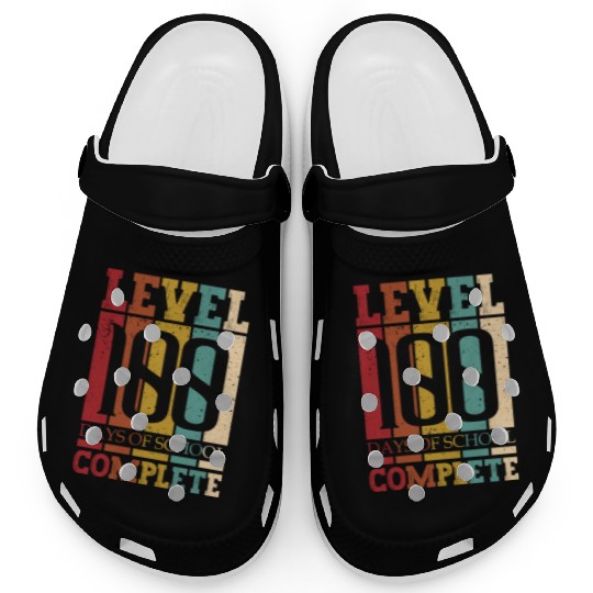 Level 100 Days Of School Complete Student Schooler Clogs