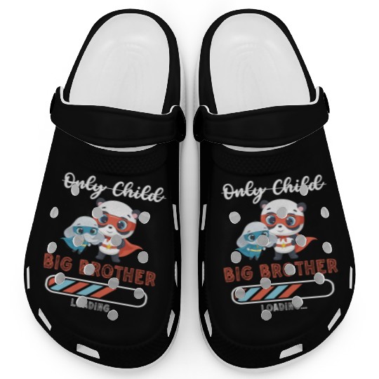 Big brother super hero panda elephant Clogs