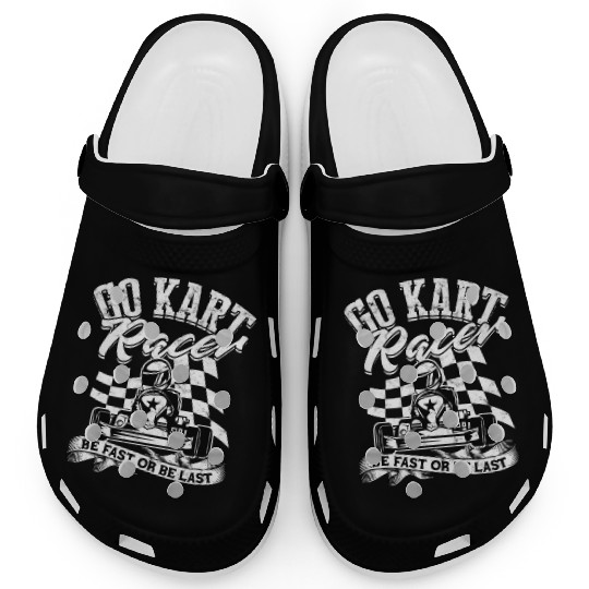 Go Kart Racer Pit Crew Car Racing Karting Clogs