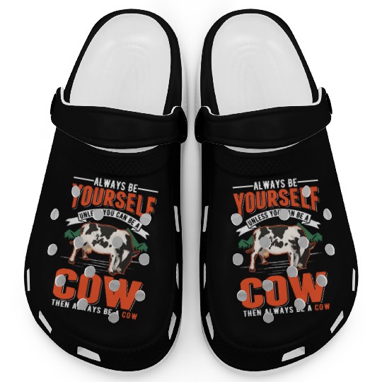 Cow Gift Farmer Cattle Breeder Cows Clogs