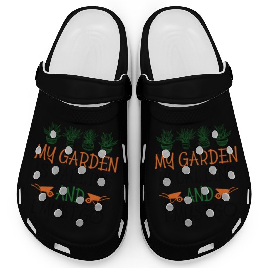 Gardener In The Garden Amateur Gardener Cares For Clogs