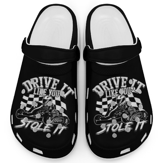 Go Kart Racer Pit Crew Car Racing Karting Clogs