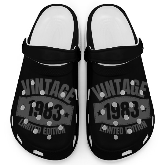40 Years Vintage 1983 Retro 40th Birthday Clogs