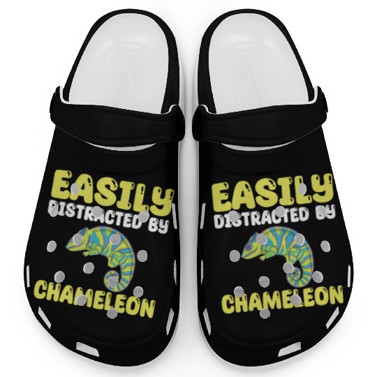 Funny Chameleon Lover Quote Clogs