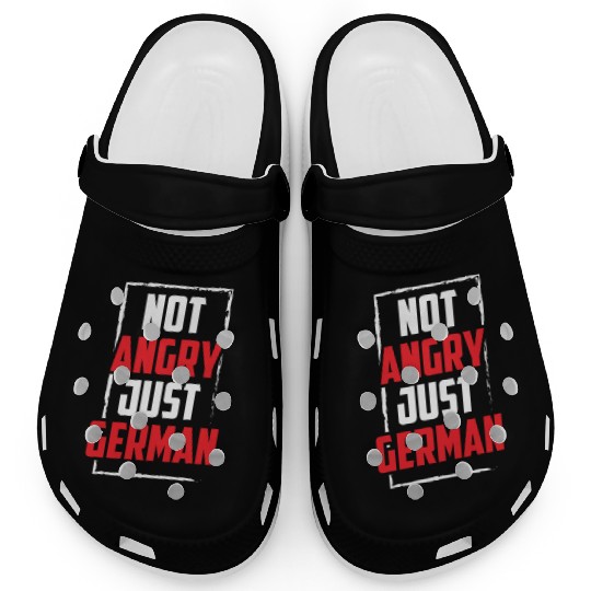 Not Angry Just German Teacher Voice Germany Clogs