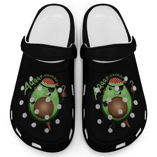 Avocado Pirate - character design Clogs