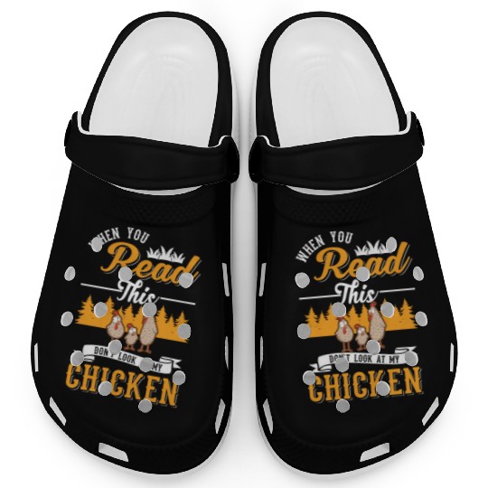 Chickens Chicken Farm Farmer Clogs