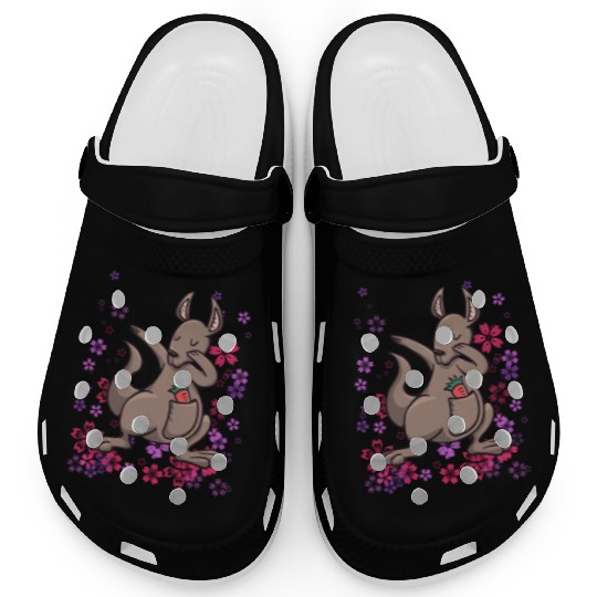 Kangaroo Australia bonded animal girls Clogs