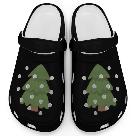 Cartoon Evergreen Tree Clogs