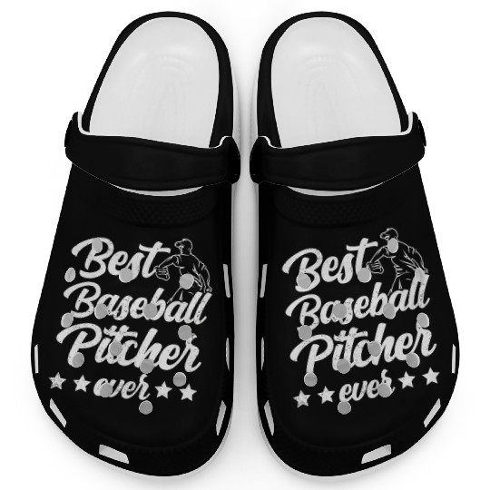 Best Baseball Pitcher Ever Sayings Hobby Player Clogs