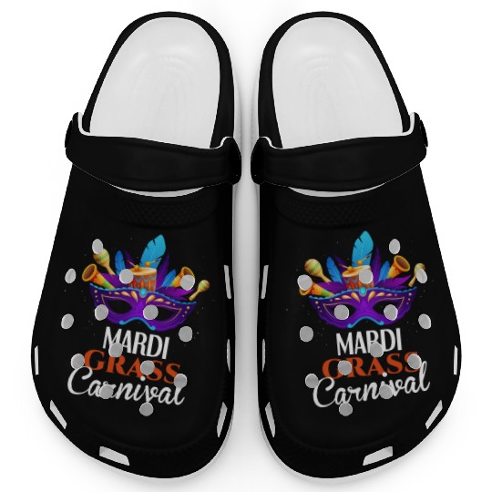 Mardi grass Carnival Clogs