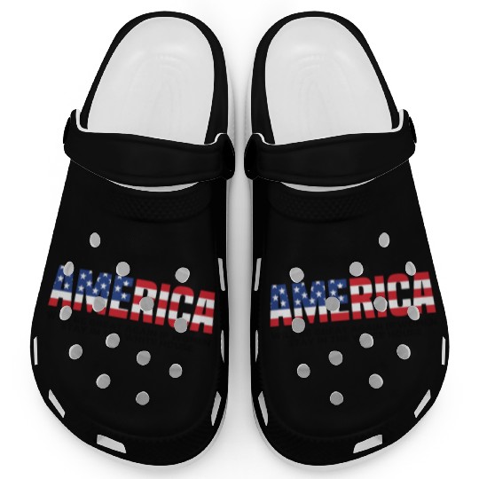 America Will Be Great Again Clogs