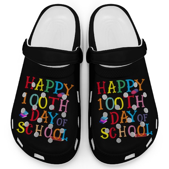 100 Days of School Clogs