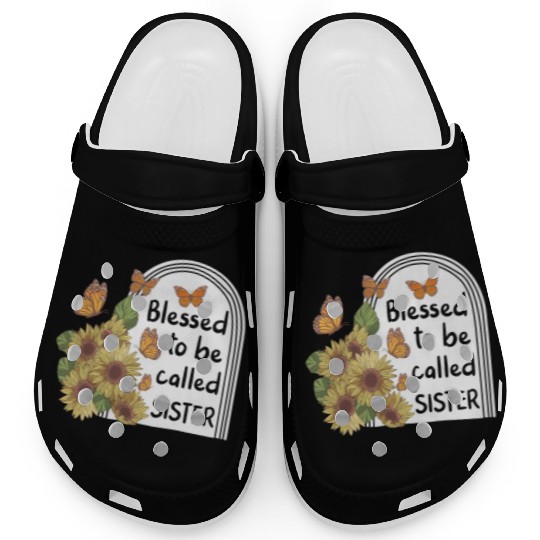 Sister Clogs, Blessed To Be Called Sister Floral